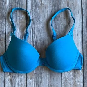 VS Blue Push-Up Bra size 32B